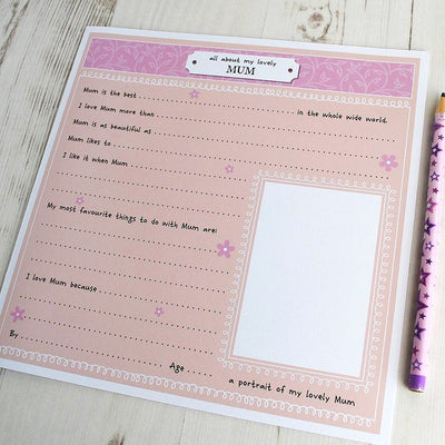 All about Mummy, Activity Card