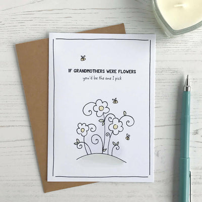 If Grandmothers Were Flowers Card