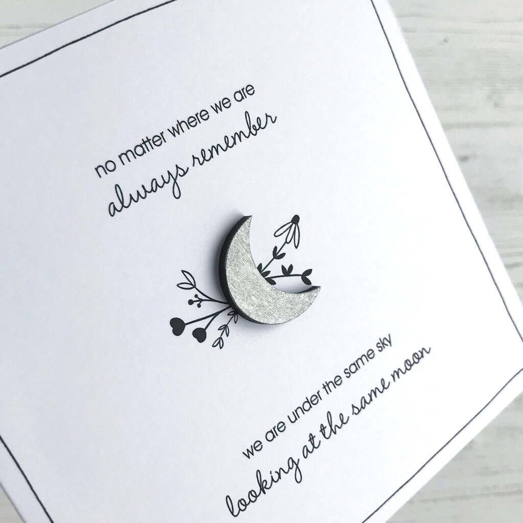 Looking At The Same Moon, Petit Moon Card