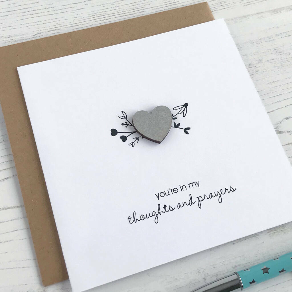 Thoughts And Prayers, Heart Card