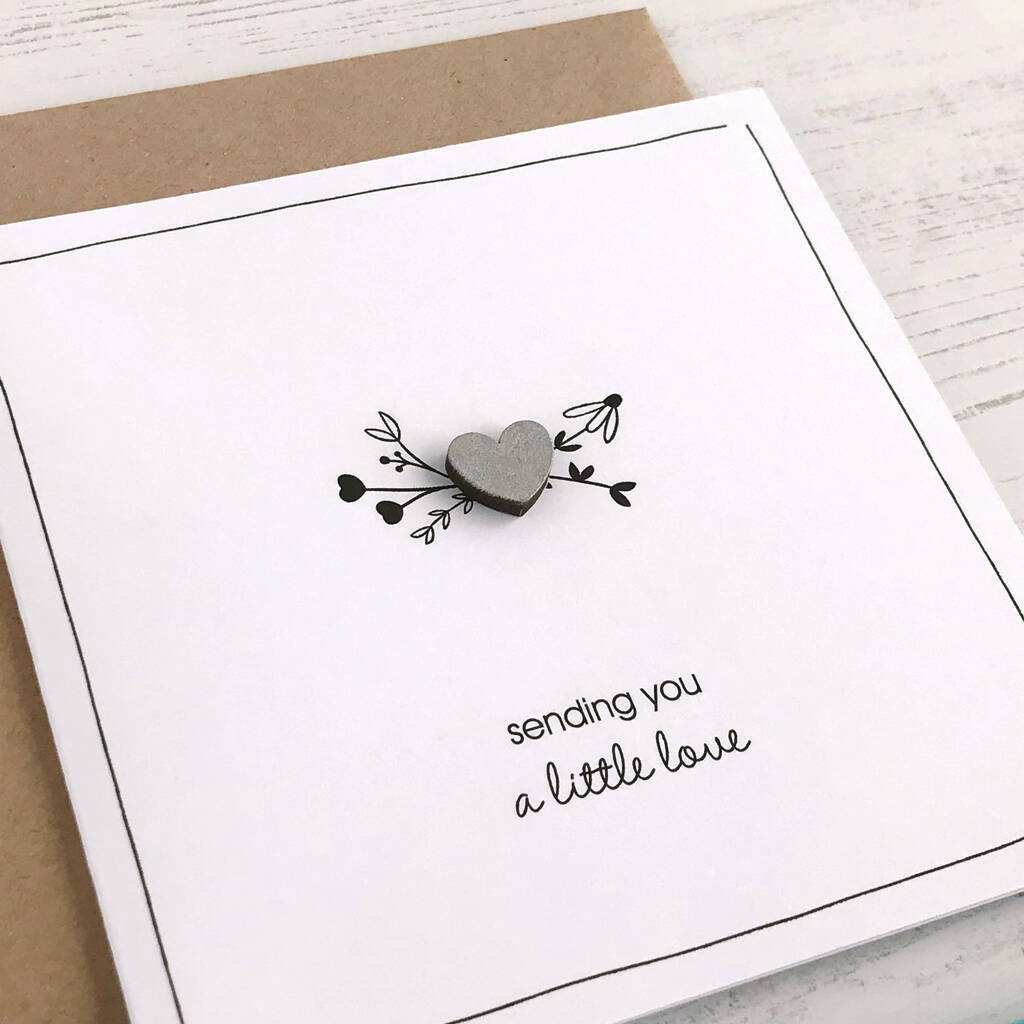 Sending A Little Love, Petit Heart Card