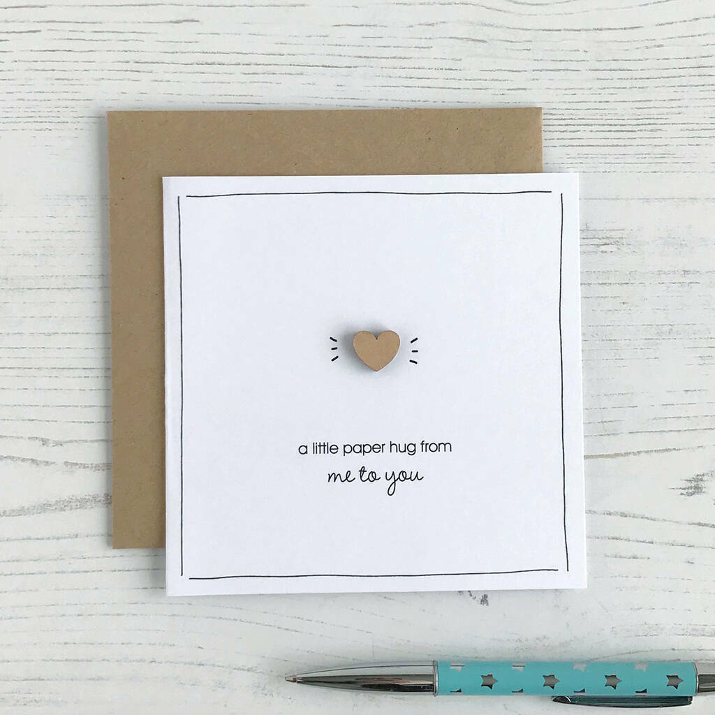 A Paper Hug Me To You, Petit Heart Card