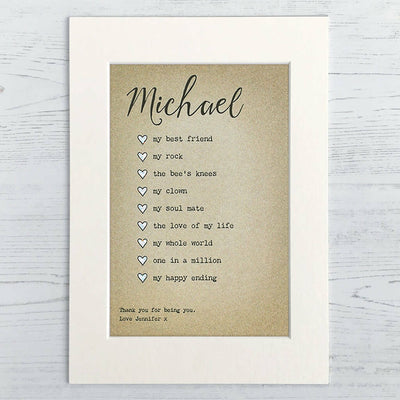Special Qualities Personalised Print
