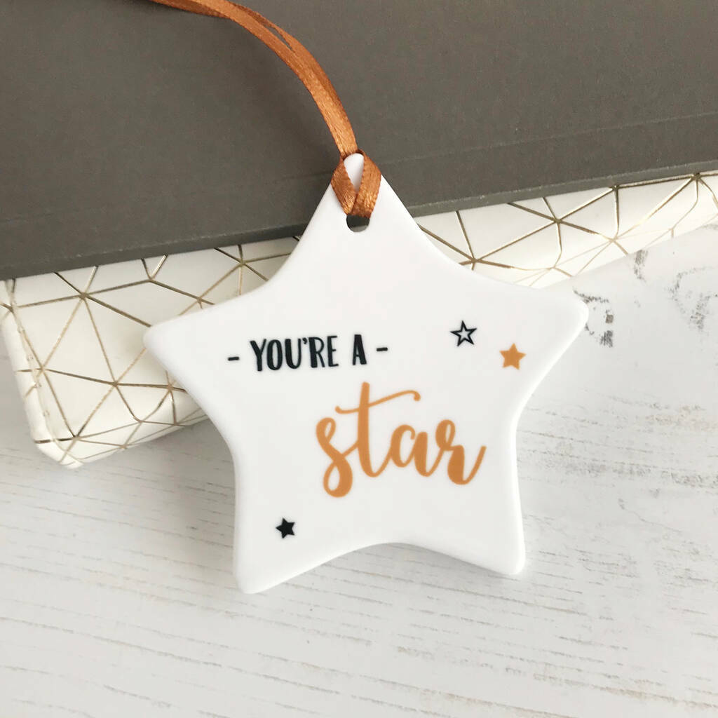 You're a Star Ceramic Ornament