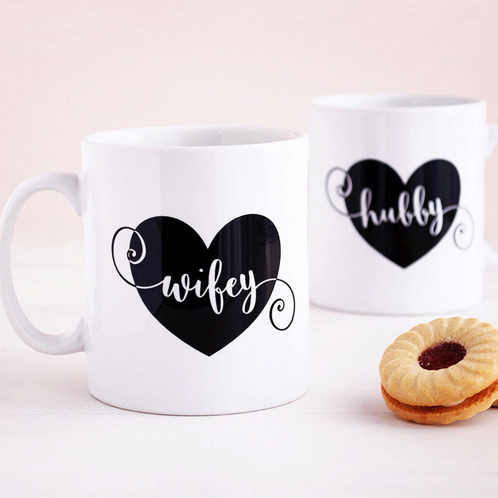 Hubby & Wifey Mug Set
