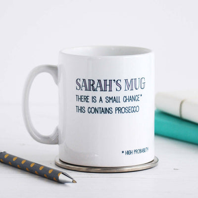 May Contain Alcohol, Personalised Mug