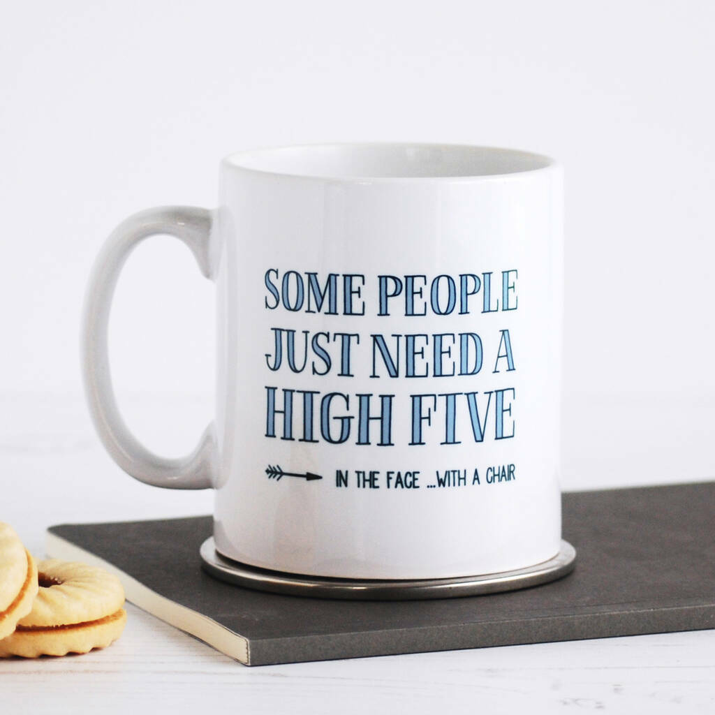 High Five Funny Mug