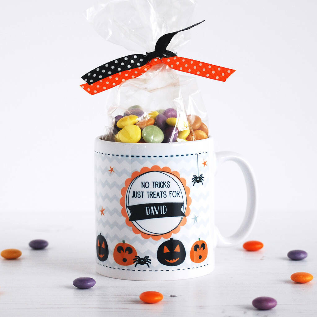 Halloween Pumpkin, Personalised Mug