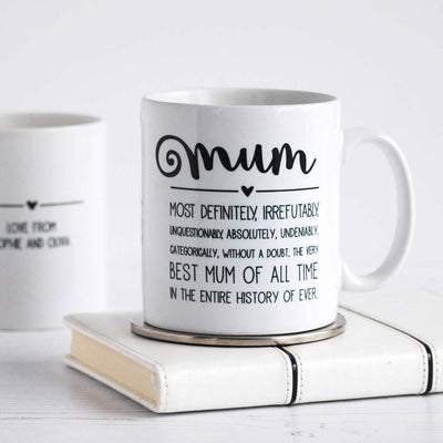 Irrefutably Best Mum Ever, Personalised Mug
