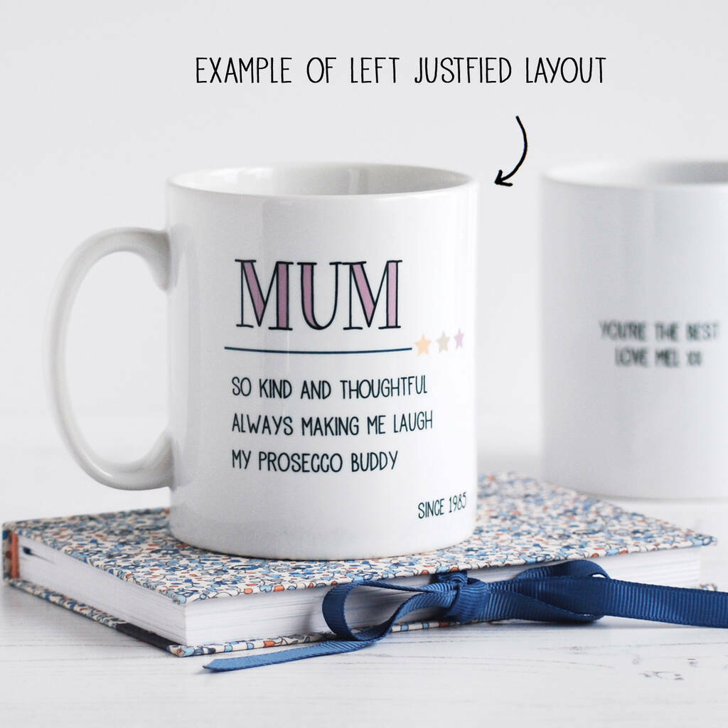 Mum Personalised Mother's Day Mug
