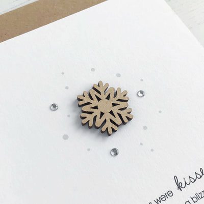 Snowflake & Sparkles Christmas Card