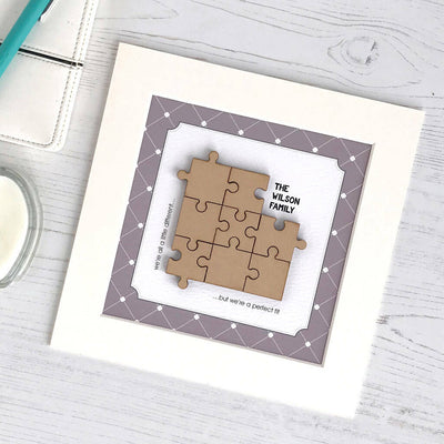 Wooden Puzzle Family Print