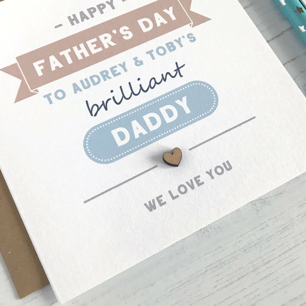 Father's Day Typographical Card