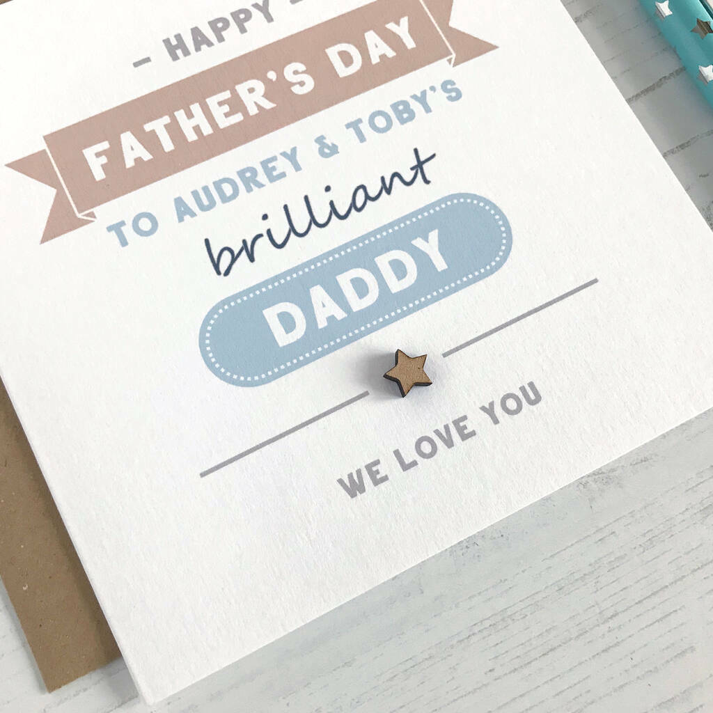 Father's Day Typographical Card