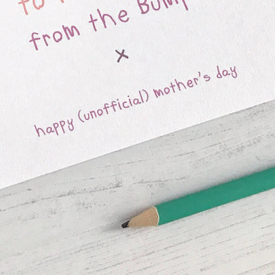 To Mummy From Bump Card - Love You Already