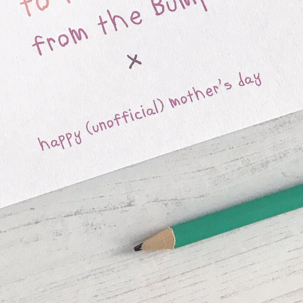 To Mummy From Bump - Best Friends Card