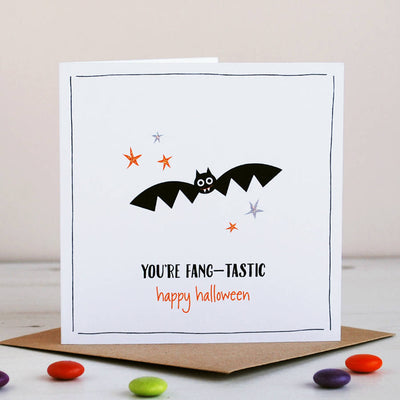 Bat Halloween Card