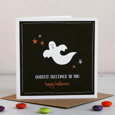 Ghost Halloween Card