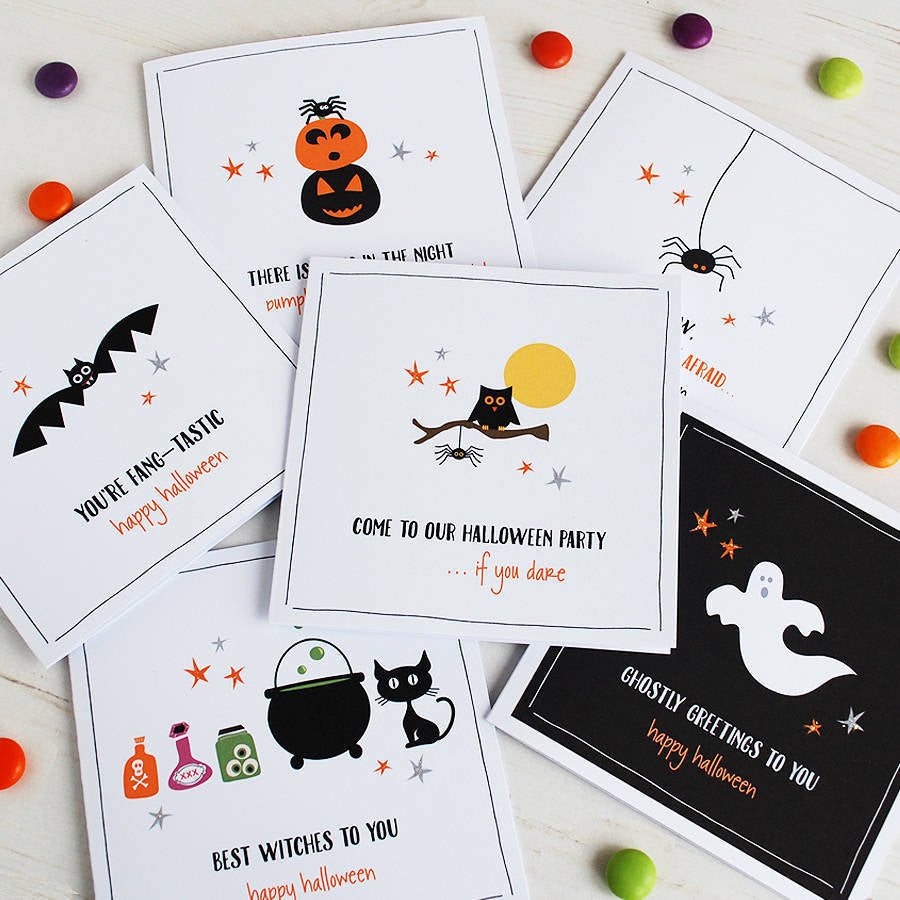 Halloween Card Invitation Pack