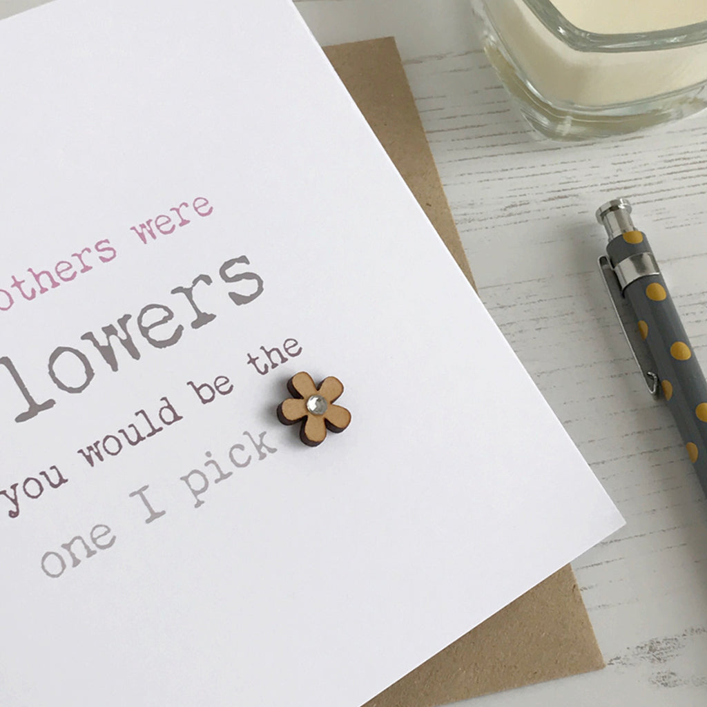 Mothers Flowers, Mother's Day Card
