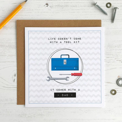 Life Doesn't Come With A Tool Kit, Father's Day Card