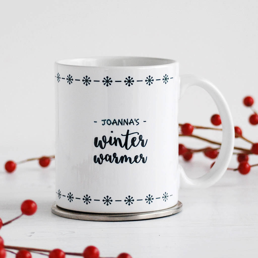 Winter Warmer Personalised Mug