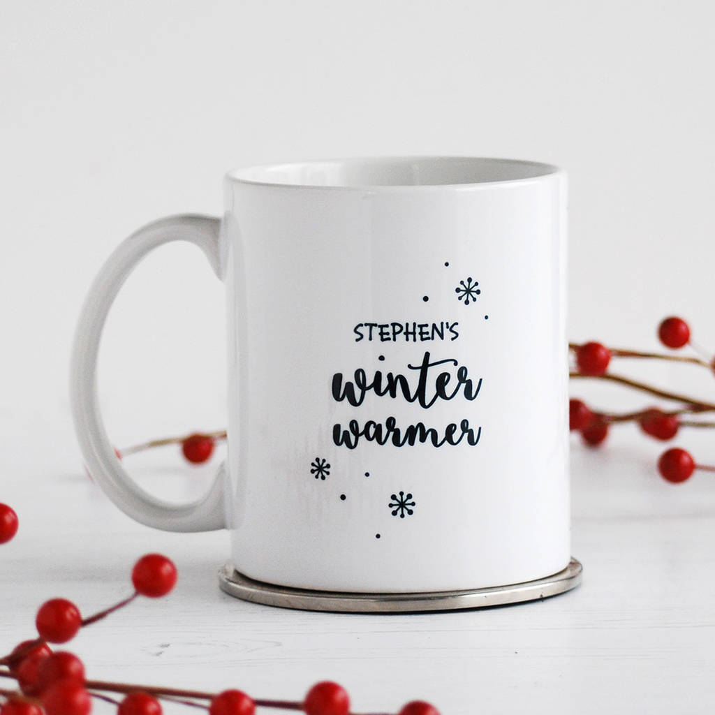 Winter Warmer Personalised Mug