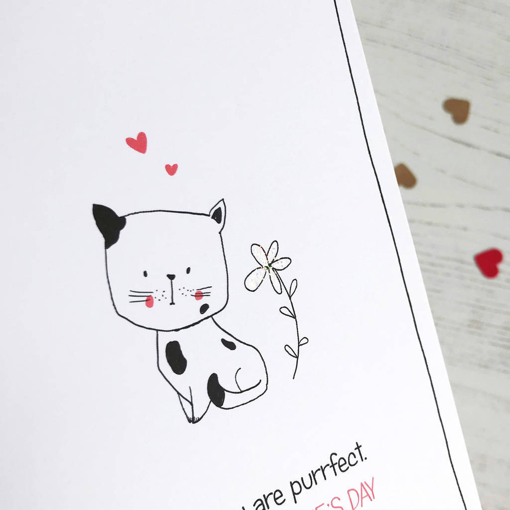 Purrfect Valentine / Anniversary, Card