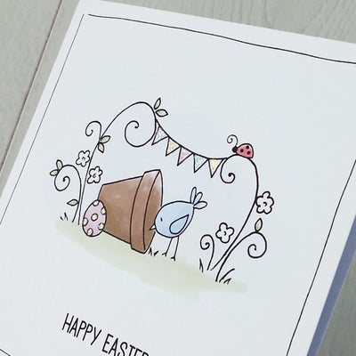 Easter Egg Hunt, Personalised Card