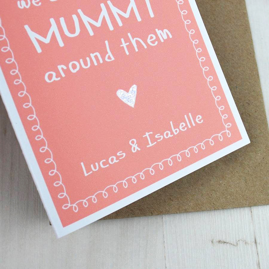 My fingers May Be Small... Cute Mummy Card