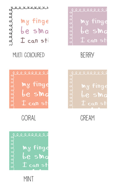 My Fingers May Be Small… Cute Nanny Card