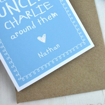 My Fingers May Be Small… Cute Uncle Card
