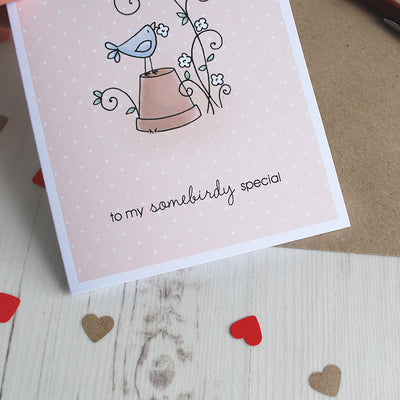 Some birdy Special Greetings Card