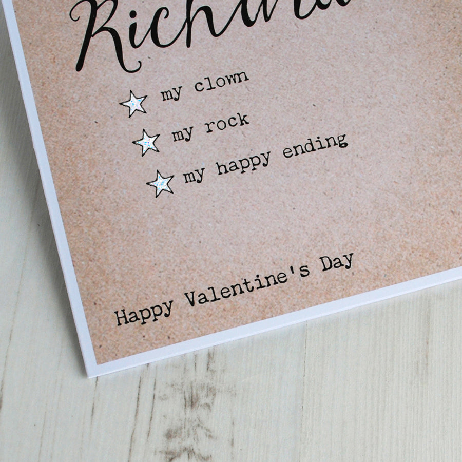 Special Qualities Personalised Card