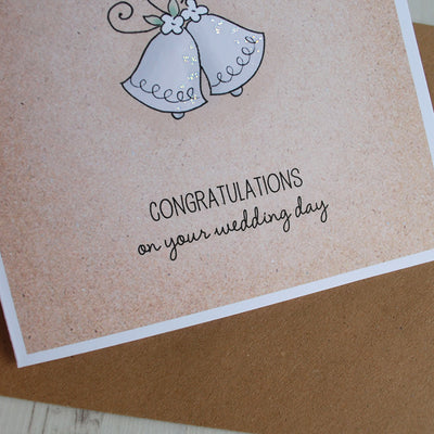 Wedding Bells, Personalised Card