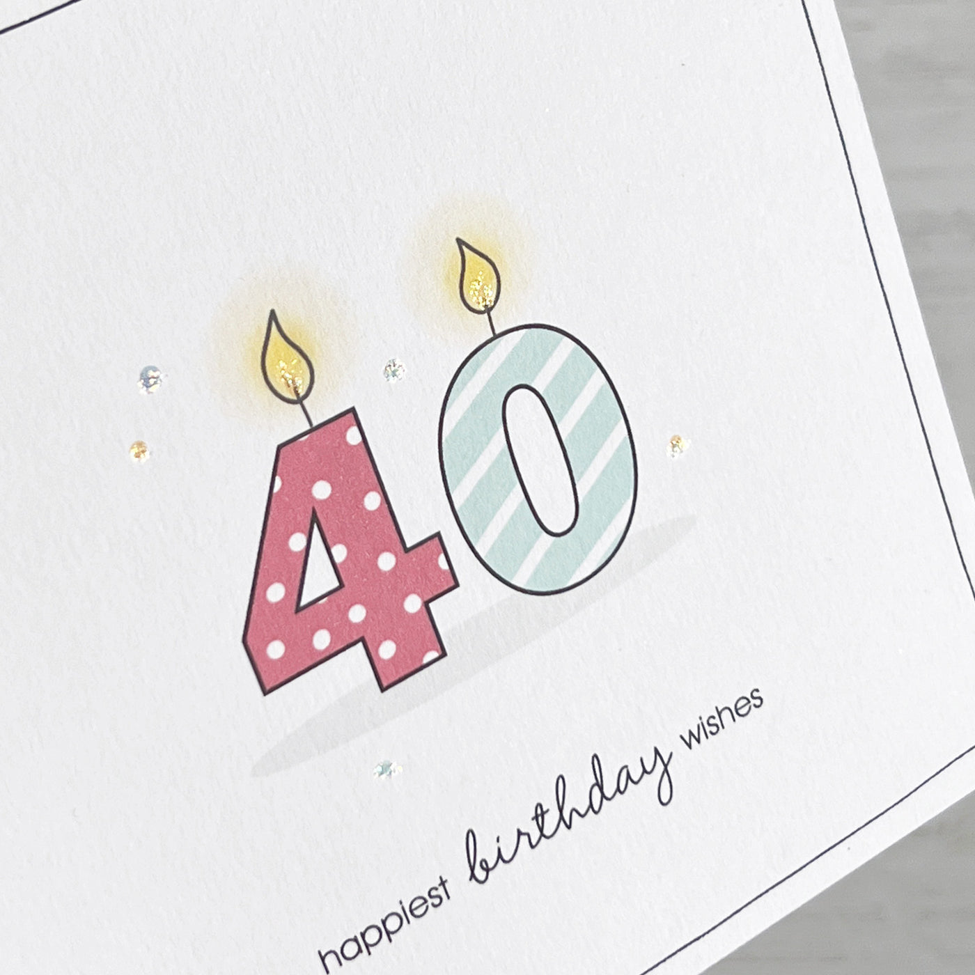 Birthday Candle Age Card